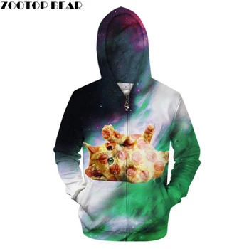 

Animal Zip Hoodies Men Women Zipper Hoodie Brand Cardigan Sweatshirts Unisex Tracksuits Male Plus Size Hoodie Coats ZOOTOP BEAR