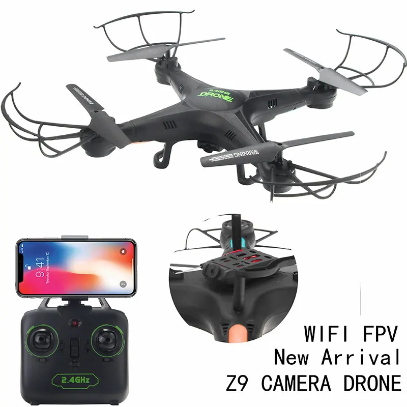 

WIFI FPV drone With Wide Angle HD Camera High Hold Mode Headless One Key Return Foldable RC Quadcopter Drone RTF