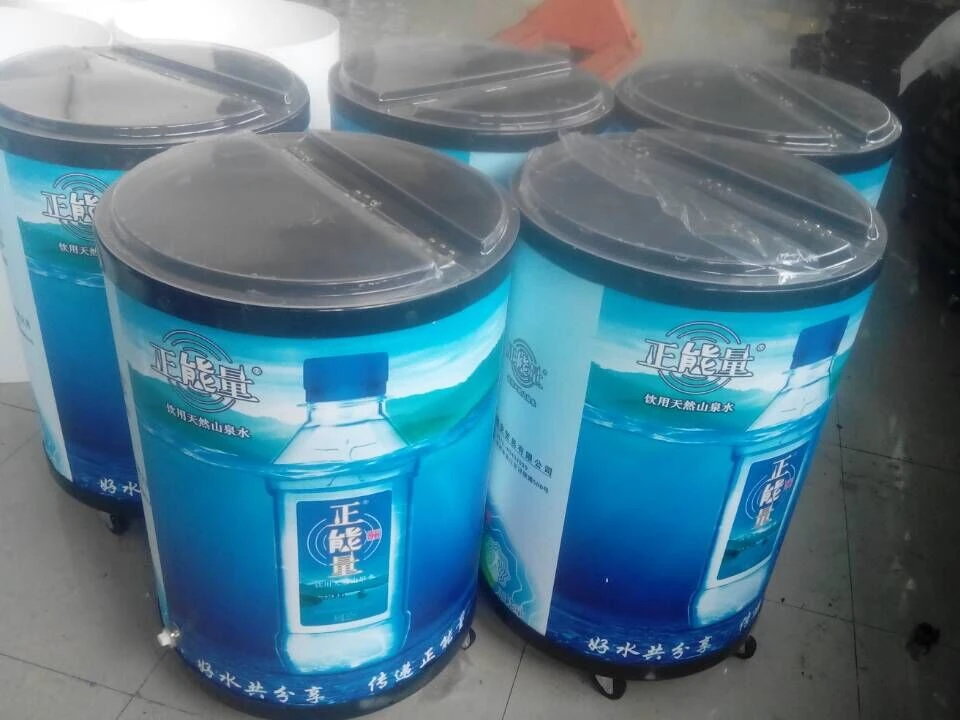 large plastic ice bucket