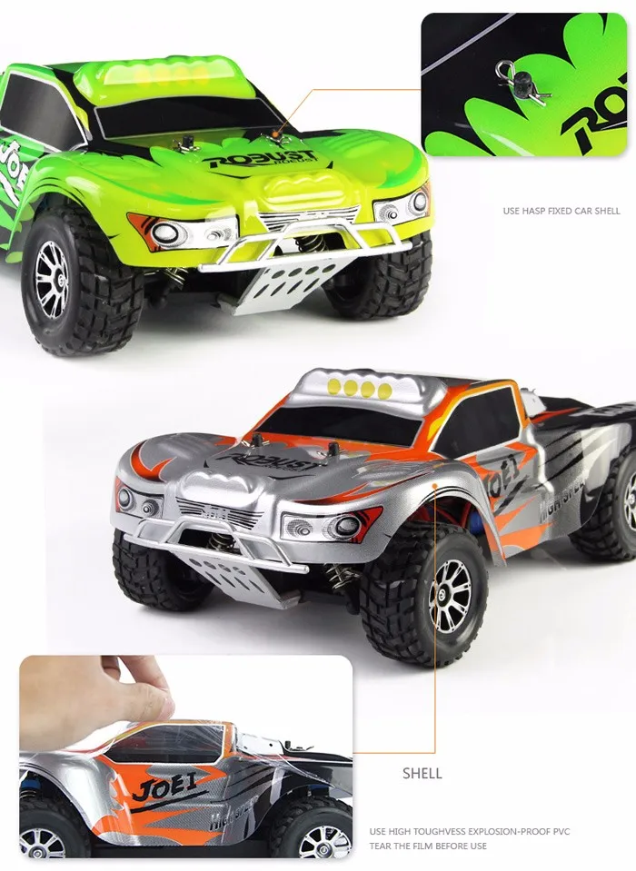 Wltoys A969 Радиоуправляемый гоночный автомобиль 2,4 г 4WD 1/18 50 км/ч, р/у дрейфующая короткие ТРАКА дистанционного Управление 4-х колесный амортизатор для грузовиков