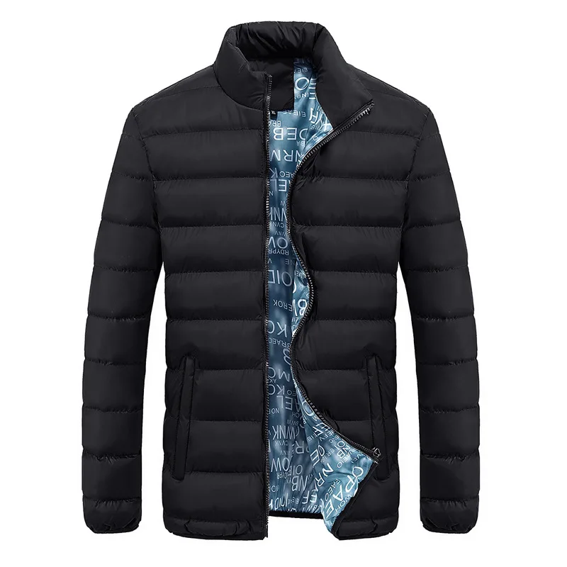 Новая зимняя мужская куртка 2018 брендовая Повседневная Мужская s куртки пальто Модная плотная Парка мужская верхняя одежда 4XL куртка