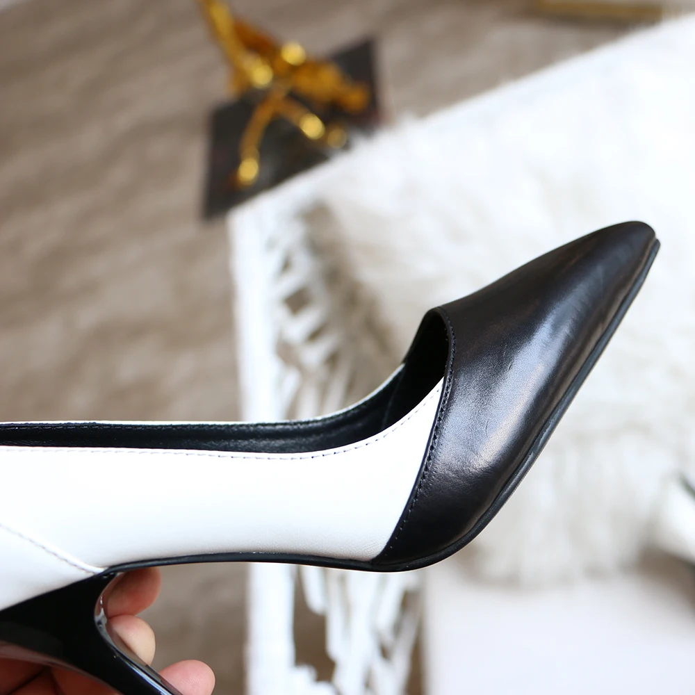 Pointed High Heels/Women's Pumps Are Designed For Sexy Fashion Women For Parties And Made Of Genuine Leather 2019 MANGOYISA Pointed High Heels/Women's Pumps Are Designed For Sexy Fashion Women For Parties And Made Of Genuine Leather 2019 MANGOYISA