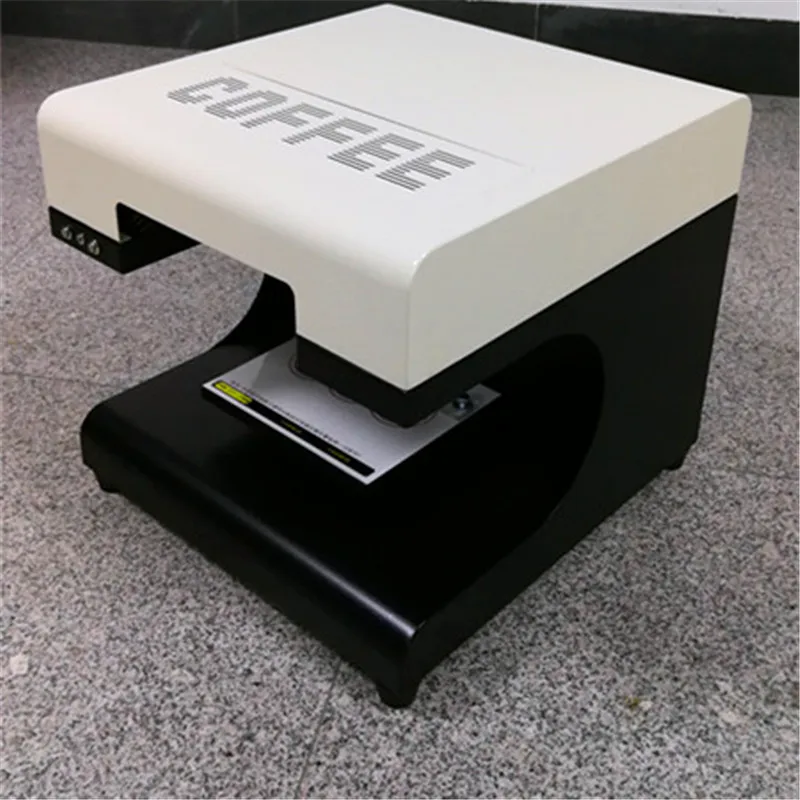  3D Digital Printer Machine Computer System Wireless Network Printer Interface Cappuccino Latte Coff