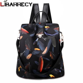 

Fashion Mujer Mochila Women Backpack Anti-theft Waterproof Oxford Girls Shoulder BackBag for Teenagers Shopping Feminina Bagpack