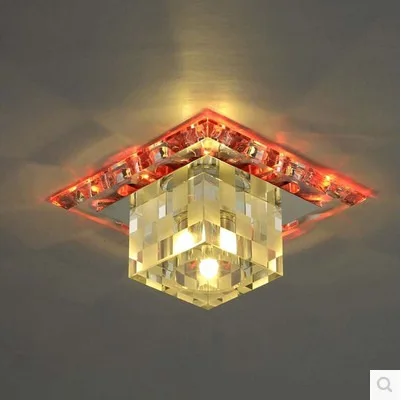 

Newest ceiling lamp lustre crystal aisle lights entrance corridor lights Ceiling Square ceiling home for corridor porch hallway
