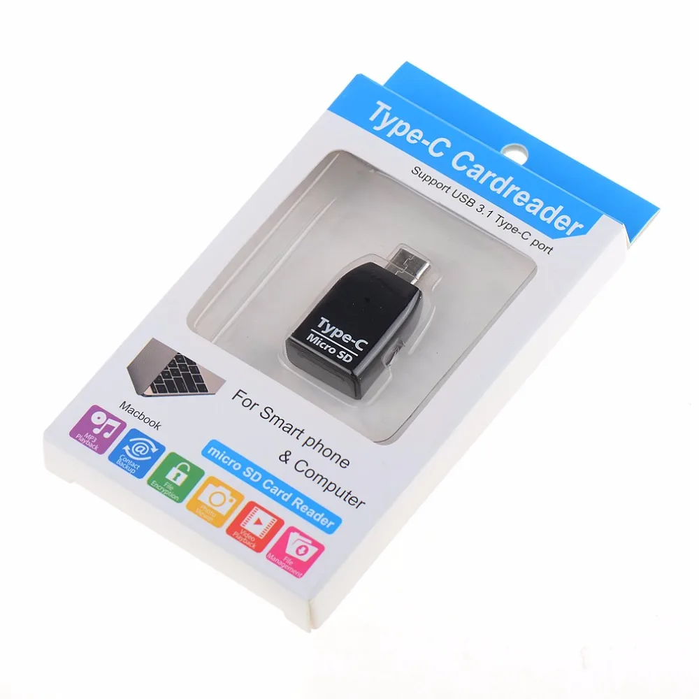 Горячий USB 3 1 Type C для Micro SD SDXC TF кардридер адаптер Macbook и сотовых телефонов