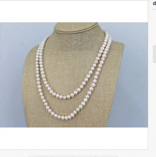 

classic 18inch9-10mm round south sea white pearl necklace 18 " 14KGP