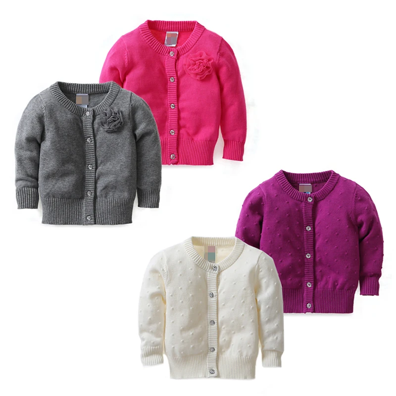

New 2015 spring autumn sweaters children clothing baby cardigan sweater for girls coat Knitting Shirt kids jackets
