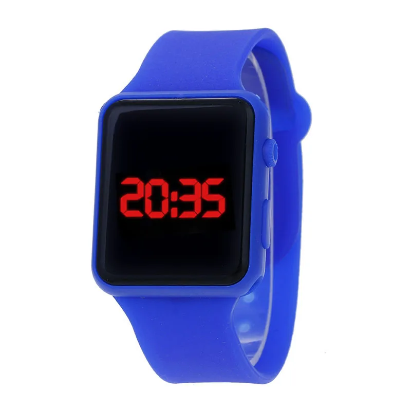 BXboxue Brand Digital Watch 2017 Men Women Outdoor Sports LED Display Watch 10 Colors Silicone Strap Wristwatch Relogio Clock