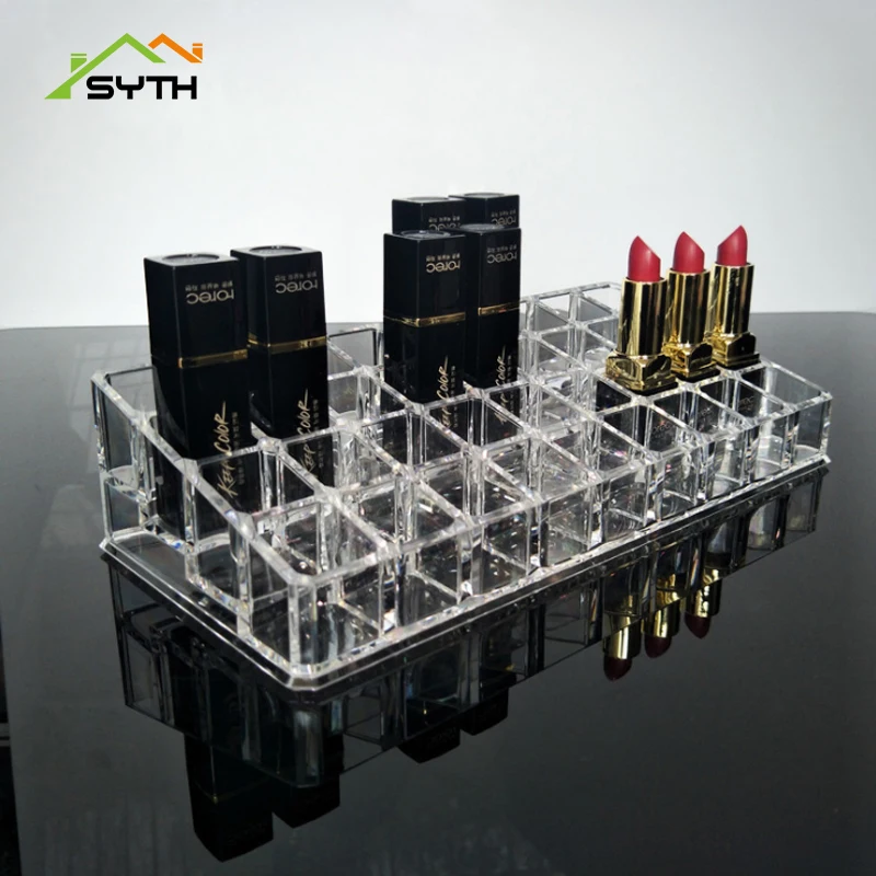 

36 Grid Acrylic Makeup Organizer Storage Box Cosmetic Box Lipstick Jewelry Box Case Holder Display Stand make up organizer
