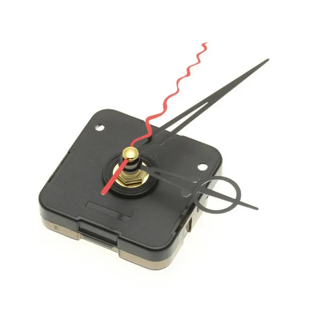 

2019 mute mechanism Quartz Clock Movement Kit Spindle Mechanism shaft 13mm with Wave type hands Whole and Retail Brand New