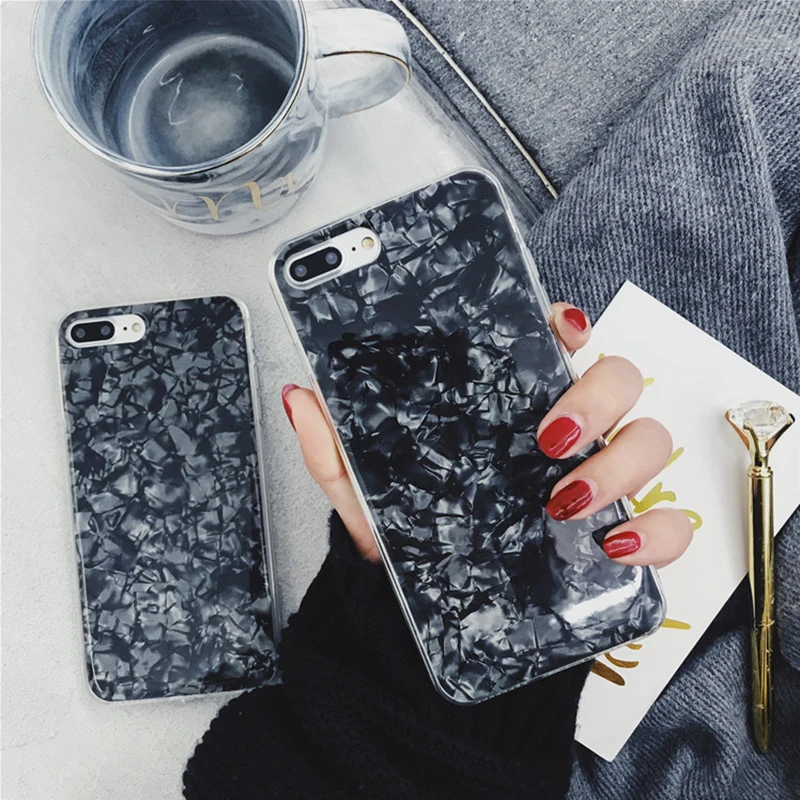 Hisomone Bing Shell Phone Case For iPhone 6 6S 7 8 Plus X Cute Lovely Soft TPU Back Cover For iPhone 7 8 6 6 S Plus X Coque Case