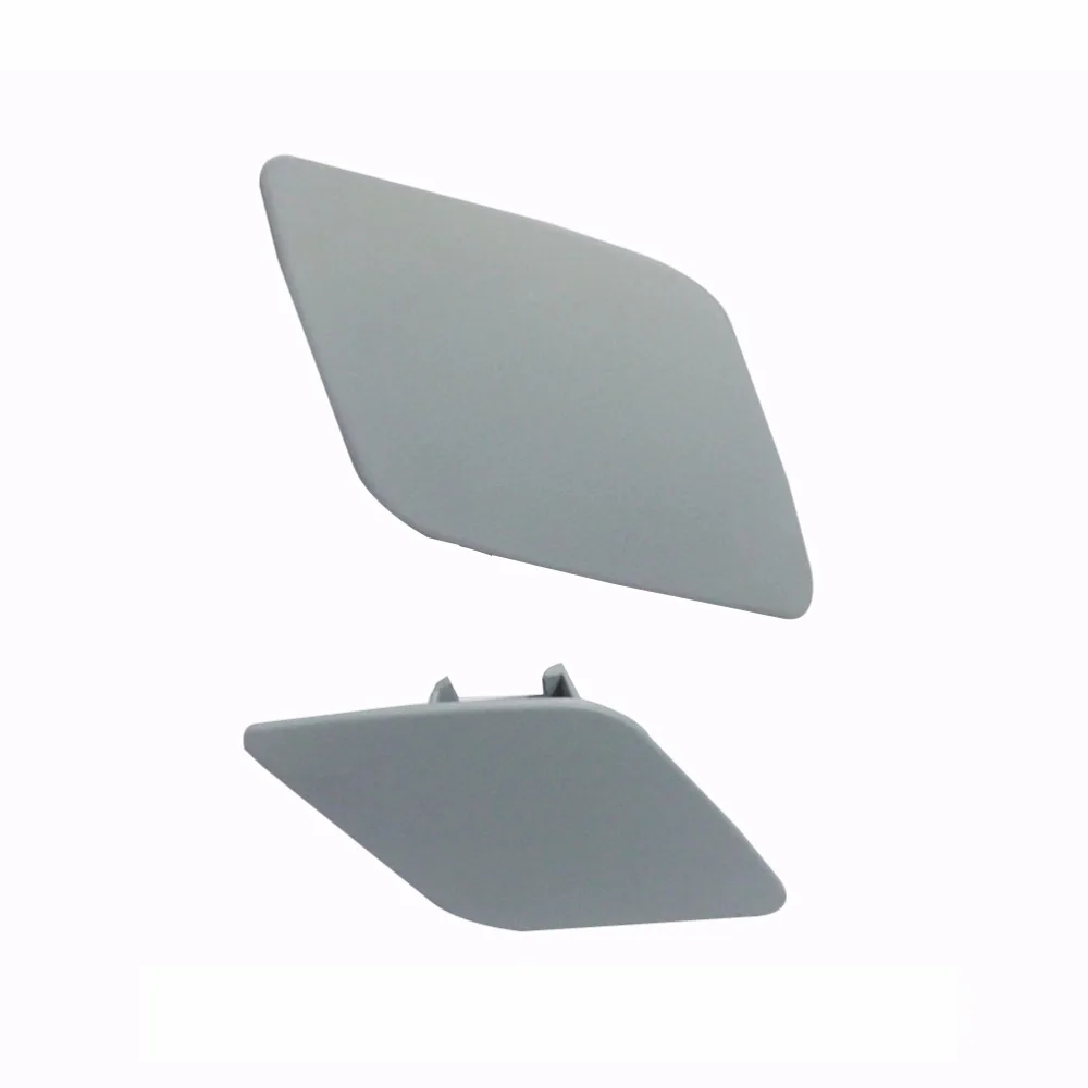 1Pair New Front Left + Right Bumper Headlight Washer Jet Nozzle Cover