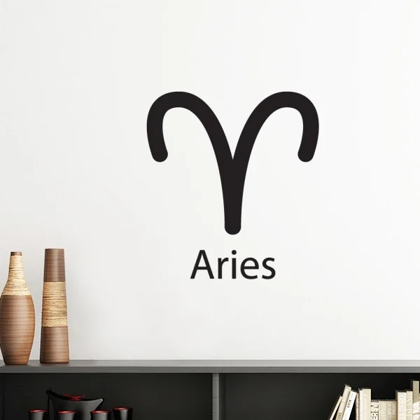 Gemini Aries Cancer Leo Aquarius Созвездие козерогов силуэт съемные настенные стикеры