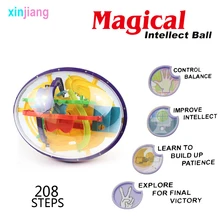 208 шагов лабиринт с шаром Головоломка Развивающие игры для детей 3d Perplexus лабиринт куб игрушка-неваляшка волшебный, интеллектуальный игрушки}