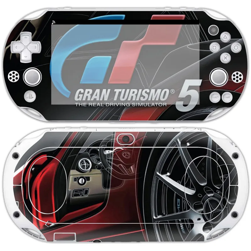 Виниловая наклейка Gran Turismo Sport & GT Защитная пленка для Sony PlayStation PSvita 2000 PSv наклейки