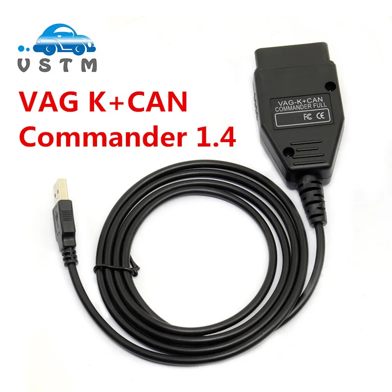 Для SKODA для AUDI VAG K + CAN Commander 1 4 с чипом PIC18F258 OBD2 диагностический кабель 16 контактный