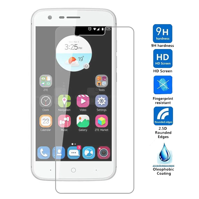 2 шт. для ZTE Blade V8 Lite закаленное стекло премиум класса Защитная пленка экрана V7