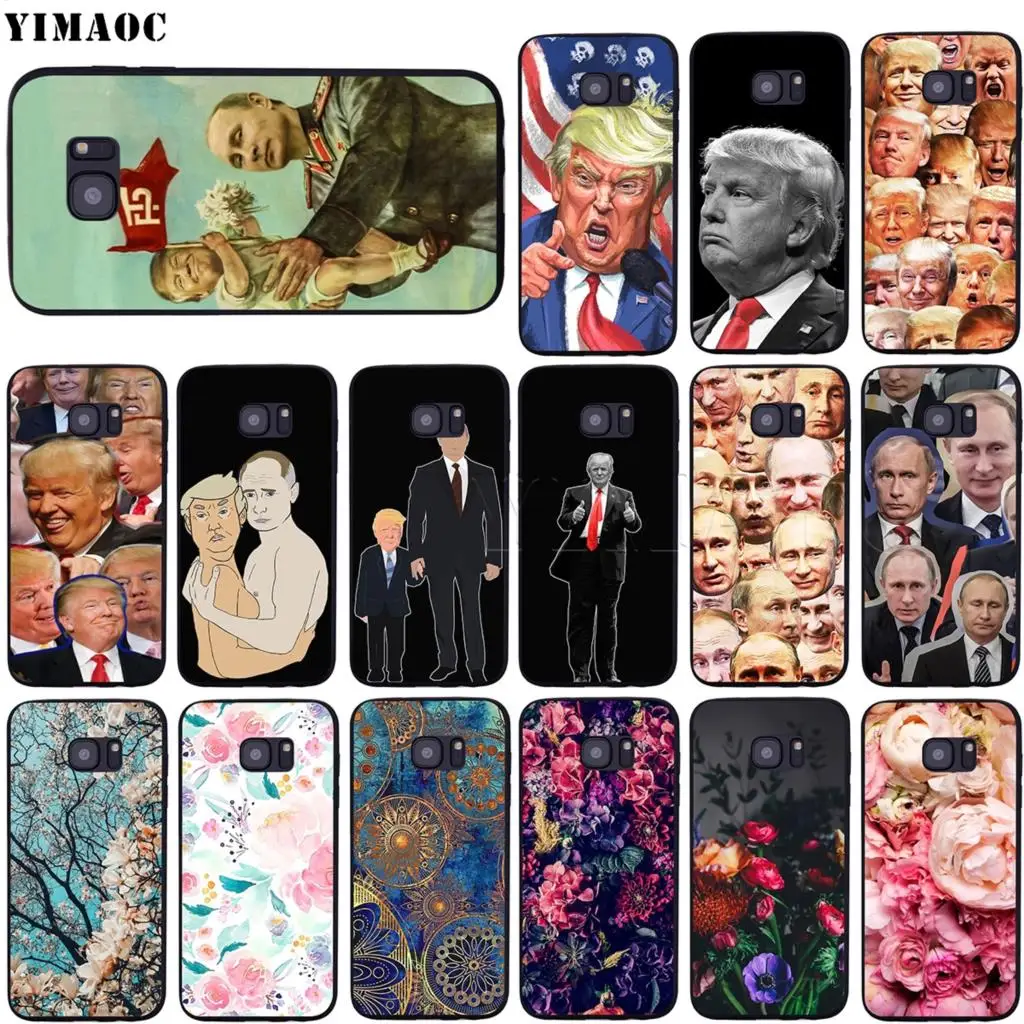 

YIMAOC Putin Donald Trump Case for Samsung Galaxy A7 A8 A9 A10 A20 A30 A40 A50 A70 M10 M20 M30 S10e J6 Plus