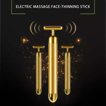 

24k Golden Facial Massager Face Massage Tools for Sensitive Skin Face Pull Tight Firming Lift Beauty Instrument