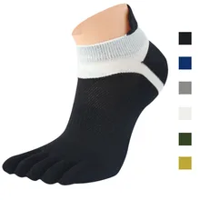 1 пара Для мужчин сетка Meias спортивные носки с отдельными пятью пальцами ног Z313