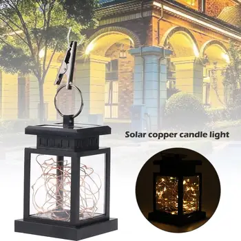 

LED Solar Copper Wire Candle Light Garden Landscape Light Outdoor Waterproof Lawn Lamp Festive Party Wedding Decor Lantern