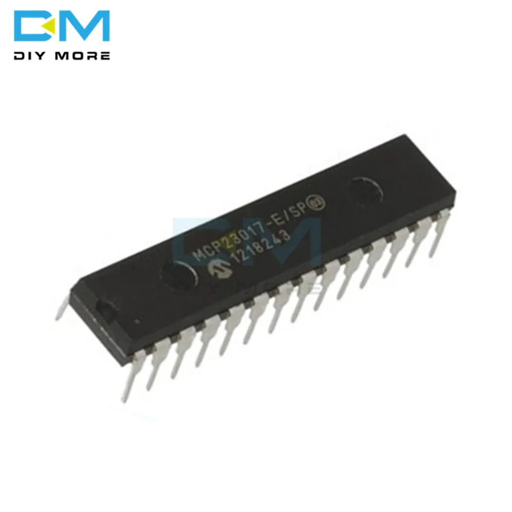 1PCS MCP23017-E//SP DIP-28 16 Bit I//O Expander I2C nouveau