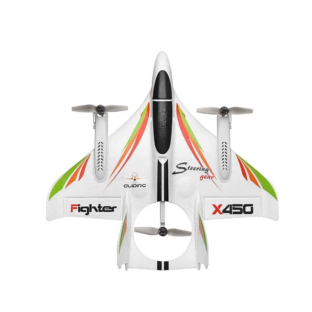 LeadingStar WLtoys XK X450 6-way с бесщеточным двигателем вертикальный взлет/посадки с фиксированной крыло самолет летательный аппарат