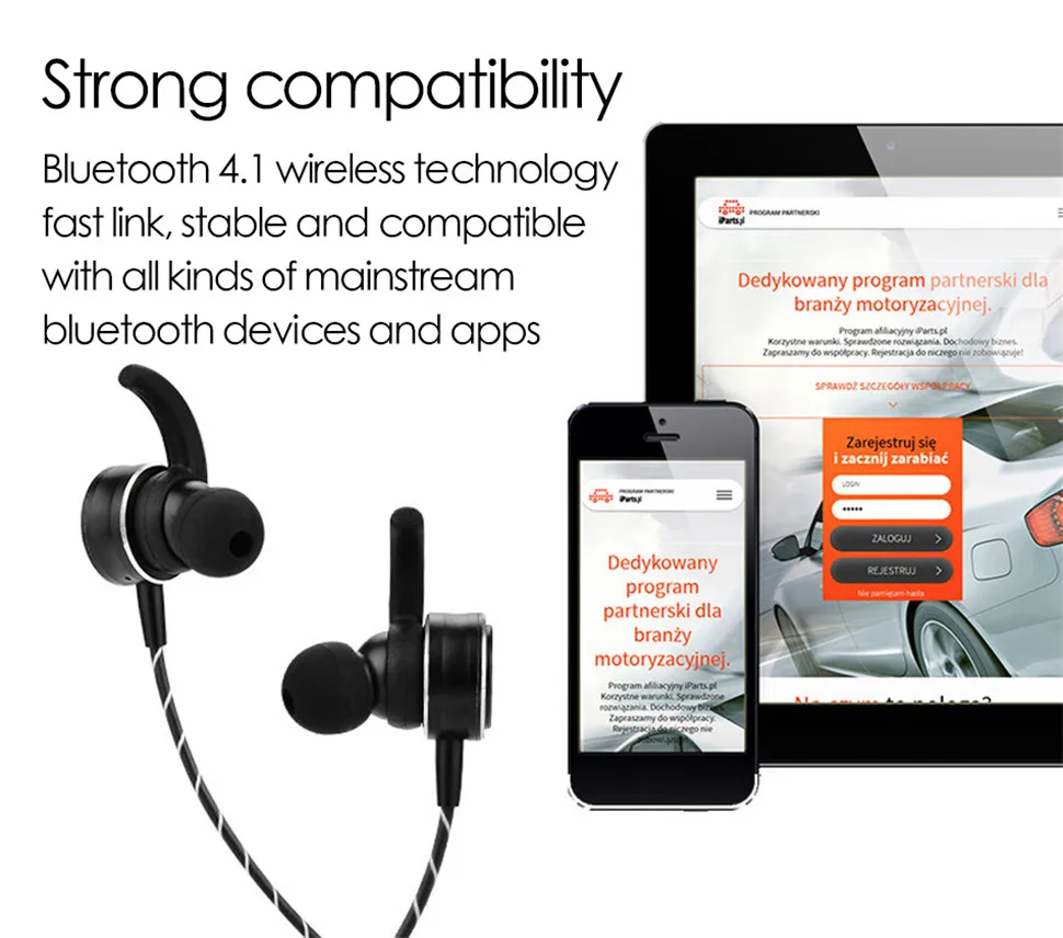 YKSO Wireless Bluetooth Earphone In Ear earbud M28 Portable audio and video Waterproof Stereo Sports With Mic Earphone (12)