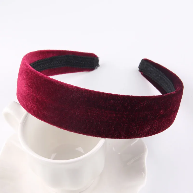 2019 Velvet Hairbands Thick Sponge Headbands For Women Girls Head Bands
