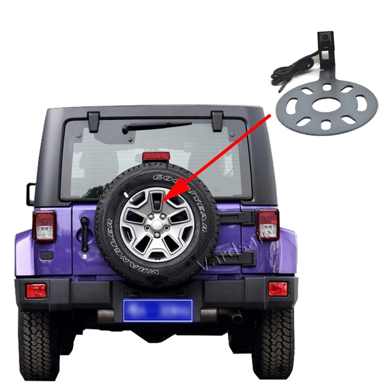 Vardsafe VS662 | Rear View Reverse Backup Camera + OEM Radio Video Harness  for Jeep Wrangler (2007 2018)|Vehicle Camera| - AliExpress