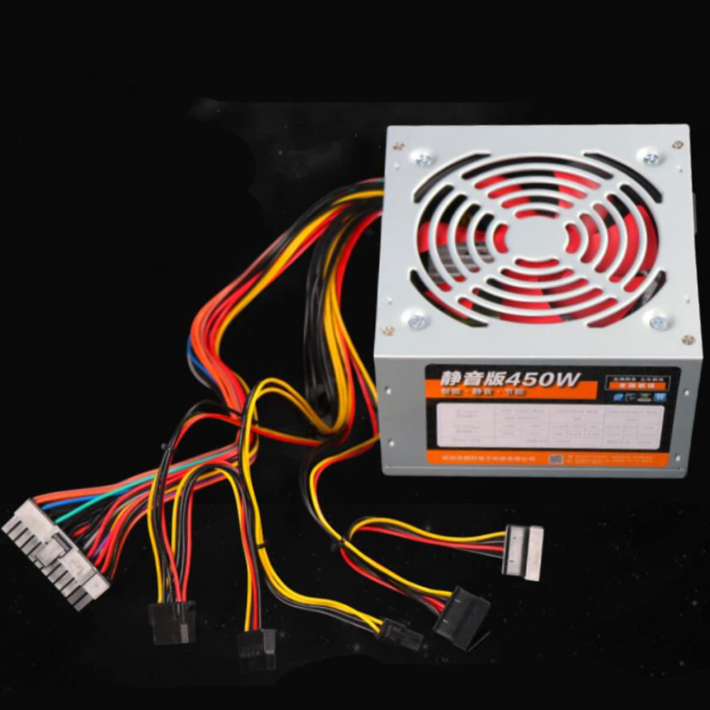 300W 220~240V PC Power Supply 12cm silent Fan with Intelligent temperature control Intel AMD ATX 12V for Desktop computer | Компьютеры и