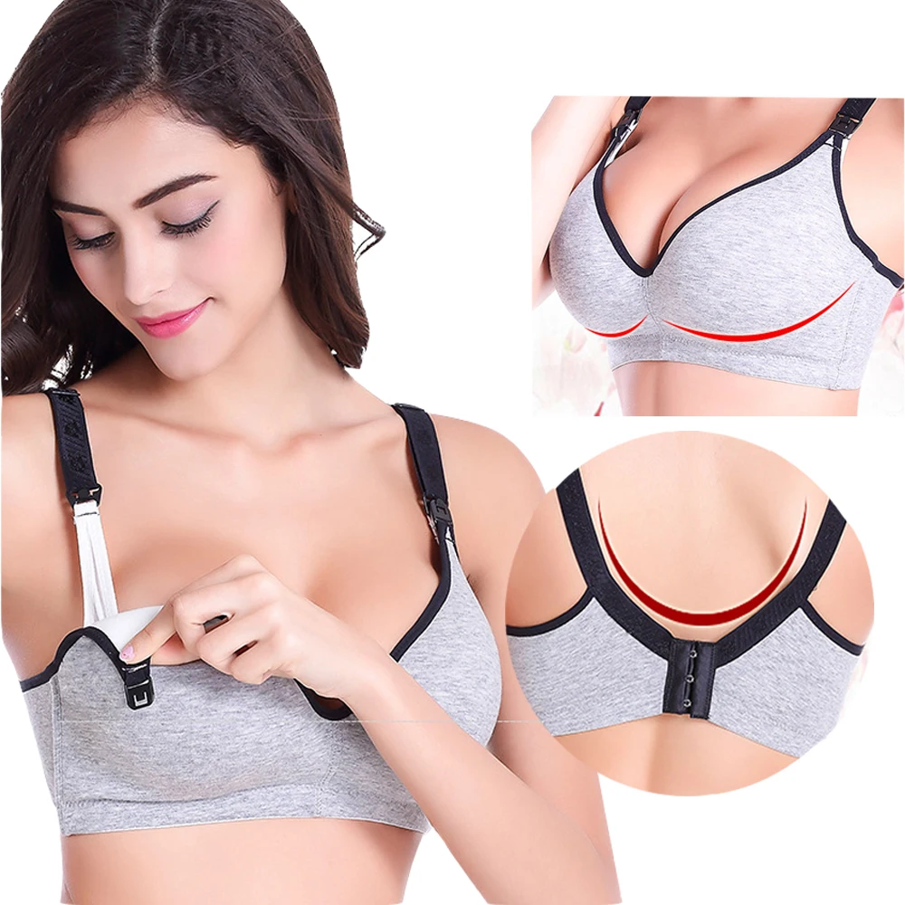 

Cotton Maternity Nursing Bras for Feeding Set Nurse Underwear Pregnancy Clothes Mom's Breastfeeding Bra Women Maternity Bra