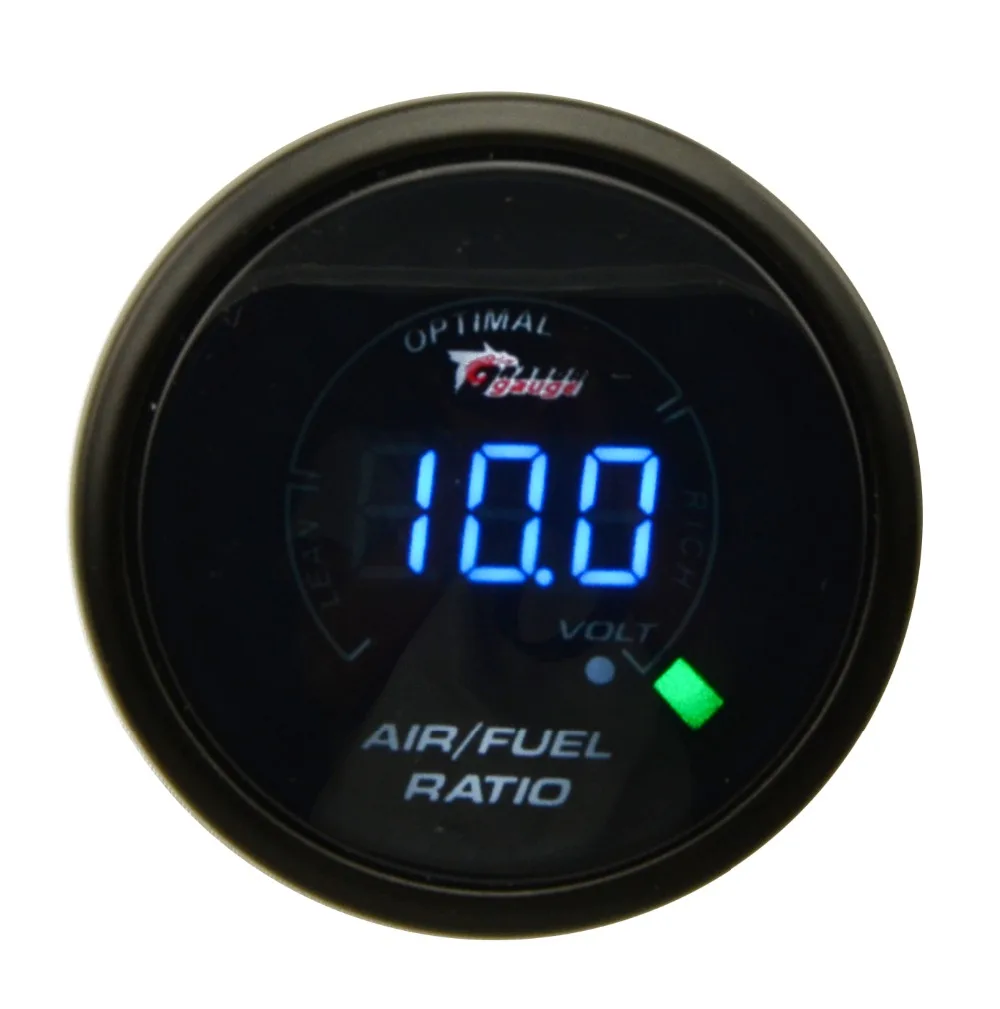 

DRAGON GAUGE 2" 52MM Air Fuel Ratio Gauge Auto CAR Analog LED Digital 0-1V Signal Volt