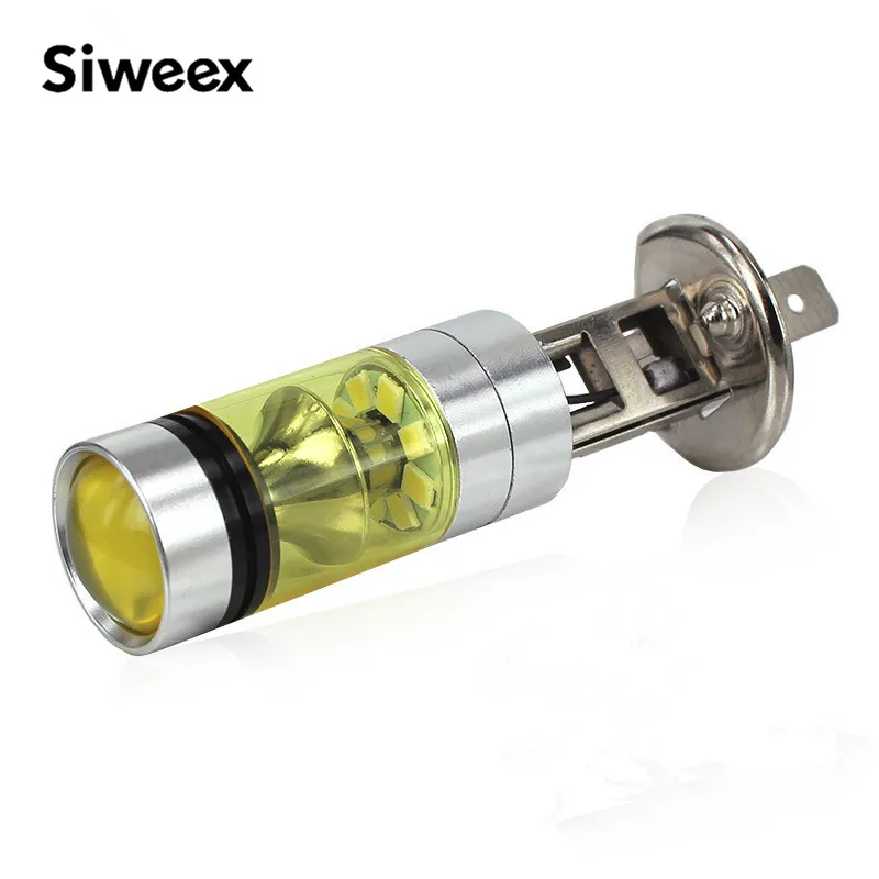 2 шт. 100 Вт H1 H3 H4 H7 H8 H13 H16 20 SMD высокомощный супер яркий золотой светодиодный