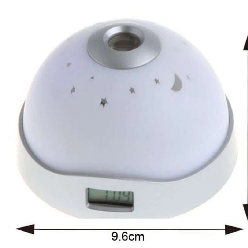 

Hot!New 7 Colors LED Change Star Night Light Magic Projector Backlight Clock Popular 0515
