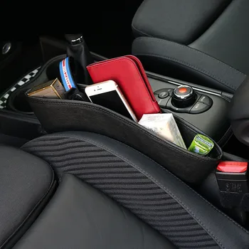 

Soft Car Organizer Seat Side Crevice Storage Bag Small Things Stowing Tidying Box Universal for BMW Mini Cooper Toyota Honda