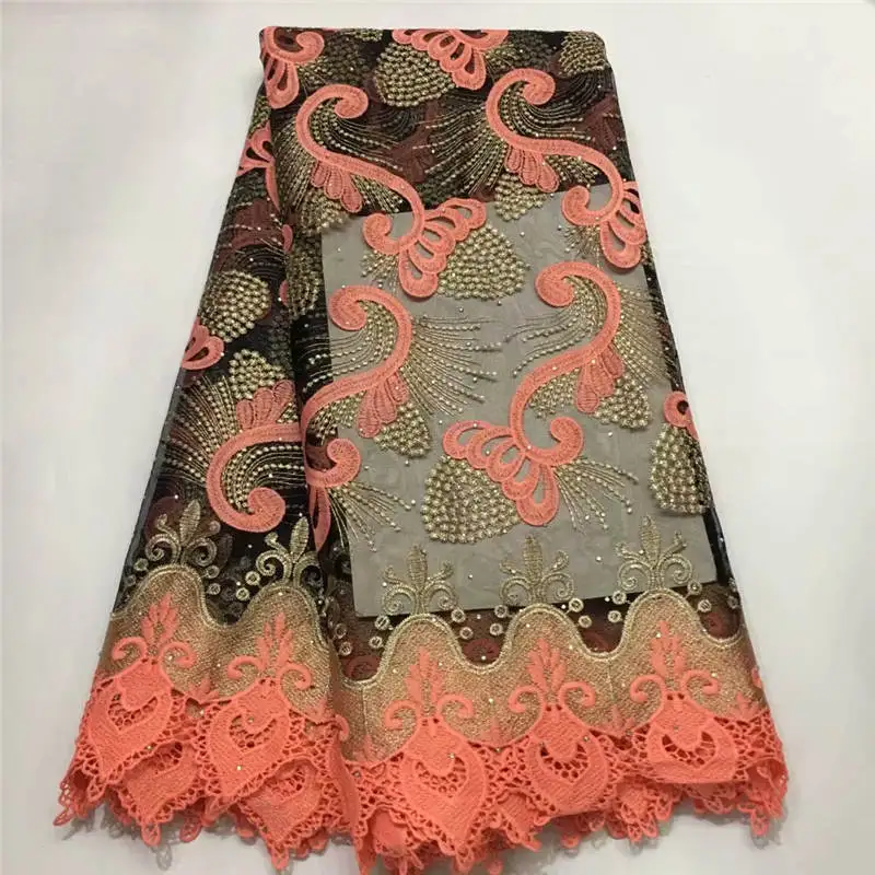 

ZQM!High quality African Swiss Voile Lace Fabics French cotton lace fabrics for wedding dress 100% Cotton lace ! L60901