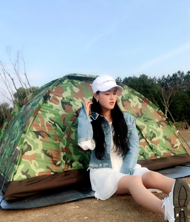 Barraca de Acampamento Barracas de Praia ao ar Viagens à Prova de Vento Barracas ao ar Pessoas Única Camada Livre Impermeável Toldo Tenda Verão Pop up 2-3 14 Esporte e Lazer