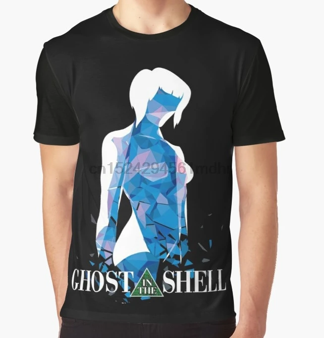

All Over Print T-Shirt Men Funy tshirt Ghost In The Shell The Major Short Sleeve O-Neck Graphic Tops Tee women t shirt
