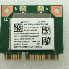 SSEA 802.11AC Половина мини PCI-E WiFi Bluetooth 4,0 Realtek RTL8821AE 2,4/5,0 ГГц карта для IBM lenovo FRU 04X6026