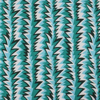 

The sawtooth green reactive dyeing pure cotton fabric for dress bazin riche getzner telas por metro tissu tissus tela material