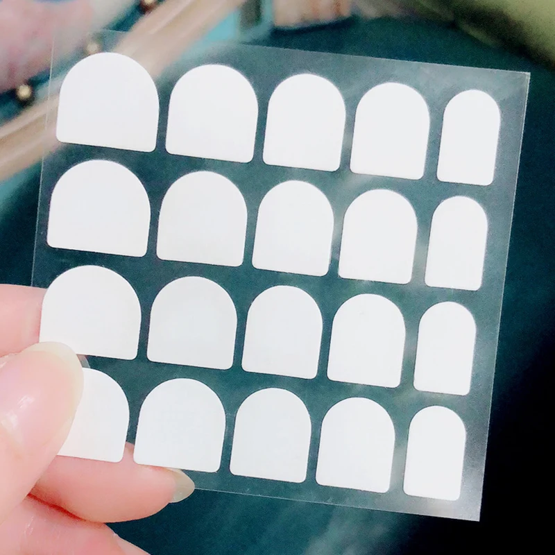 

10 Sheets Sided Tape False Nail Tips Double Faced Adhesive Stickers Fake Nails Tab Manicure Tools @ME88