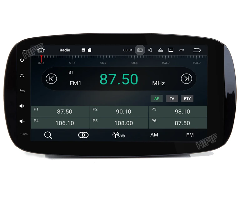 Best Quad Core 9 inch Android 7.11 Car DVD Player For Mercedes Benz Smart 2016 Radio Stereo GPS Navigation headunit free maps 6