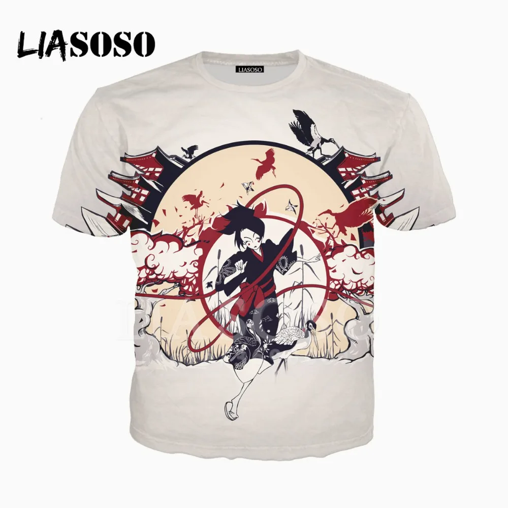 

LIASOSO 3D Printed Unisex Anime Samurai Champloo T shirt/Hoodie/Sweatshirt Harajuku Casual Cosplay O-neck Youth Tops X2148