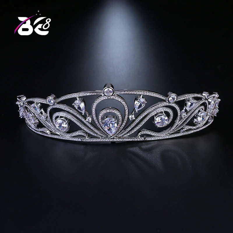 Be 8 Hot Sale Charm Tiaras And Crowns Wedding Hair Jewelry For Brides