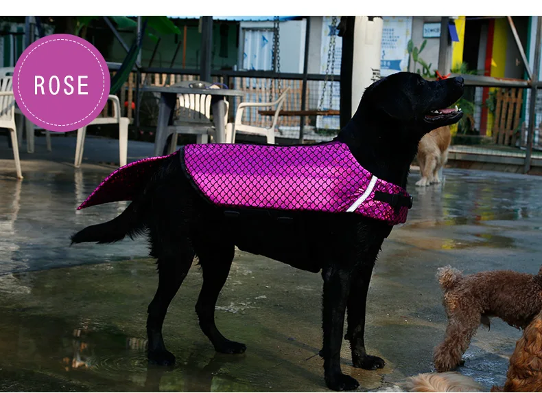 DogLemi Pet Лето спасательный жилет куртка безопасный купальник собака training одежда играть воды Русалка акула костюмы для товары собак интимные аксессуары