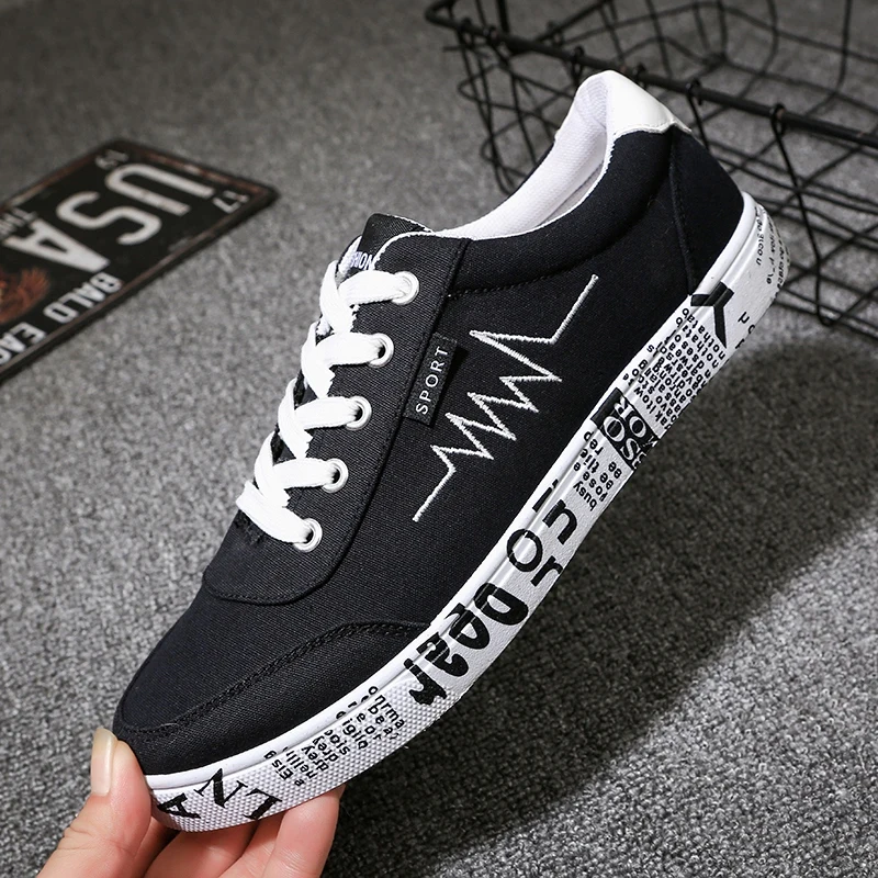 

2019 new style new fashion men shoe casual shoes sneaker soft light street walking running canvas flexible sport basic shoes