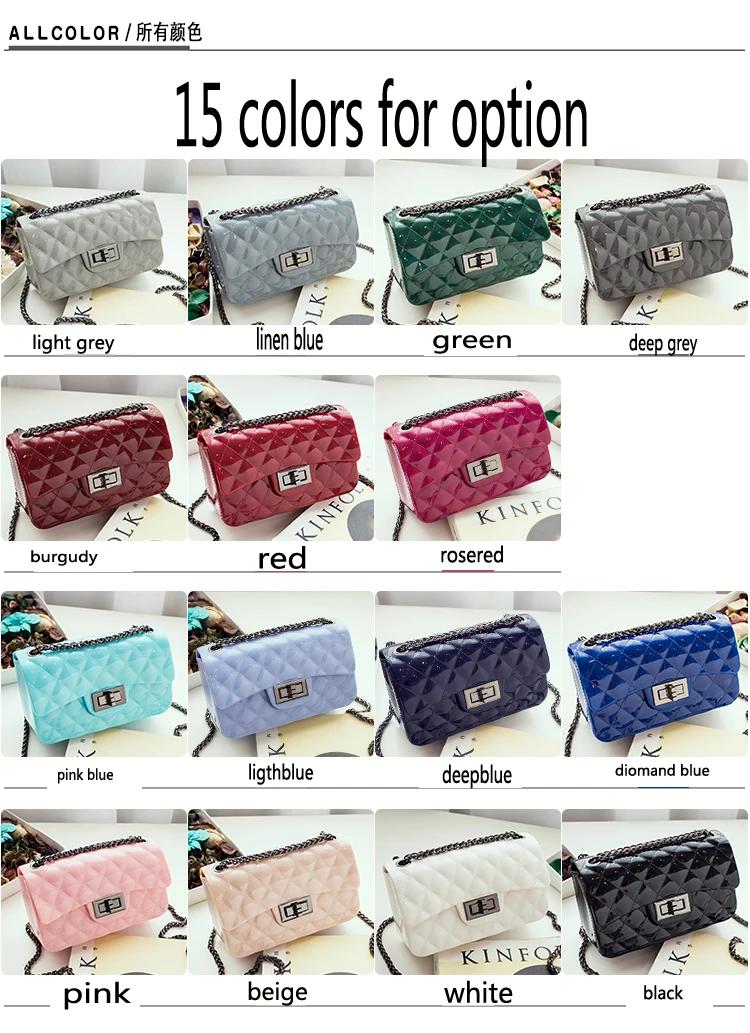 hotttest sale jelly chain clutch bag  (3)
