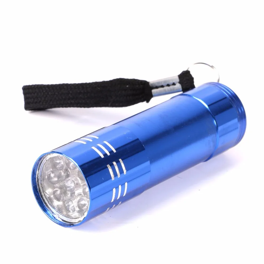 1pc Mini 9 LED Uv Gel Curing Lamp Without Battery Portability Nail